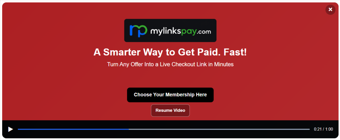 Regular pause ad with image, headline, supporting text and call-to-action button